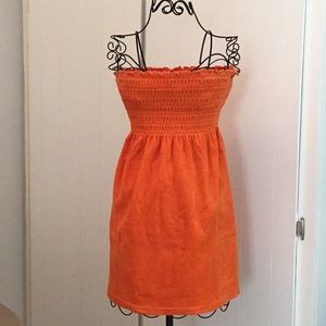 Juicy Couture- Orange Terry Cloth Dress